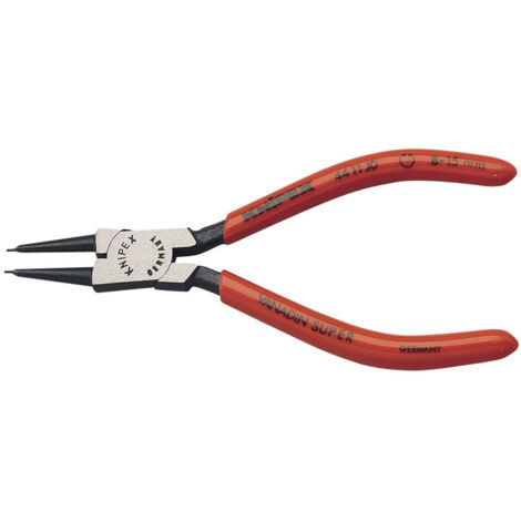 Draper Knipex 44 11 J0 8mm–13mm Straight Internal Circlip Pliers (Model 36897)