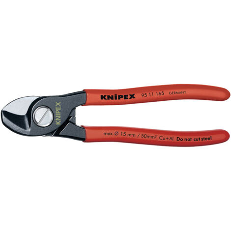 Draper Knipex 95 11 165 SBE 165mm Copper and Aluminium Cable Shear for Precise Cutting