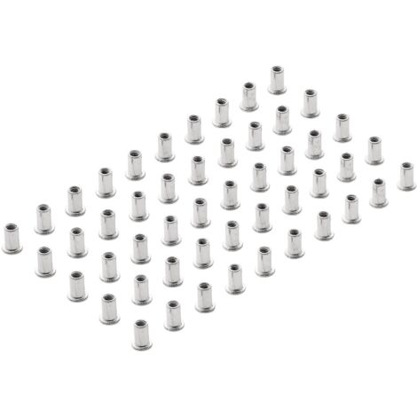Draper M5 x 50mm Zinc-Plated Threaded Insert Rivet Nut (Rivnut) for Metal and Plastic Applications