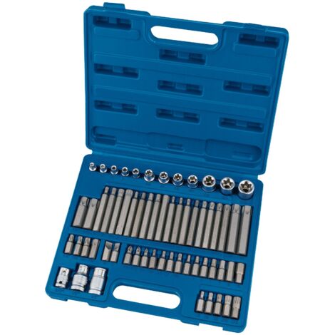 Draper Mechanic's Bit Set Comprising of Draper TX-STAR&174 and Hexagon Bits (61 Piece) (63376)