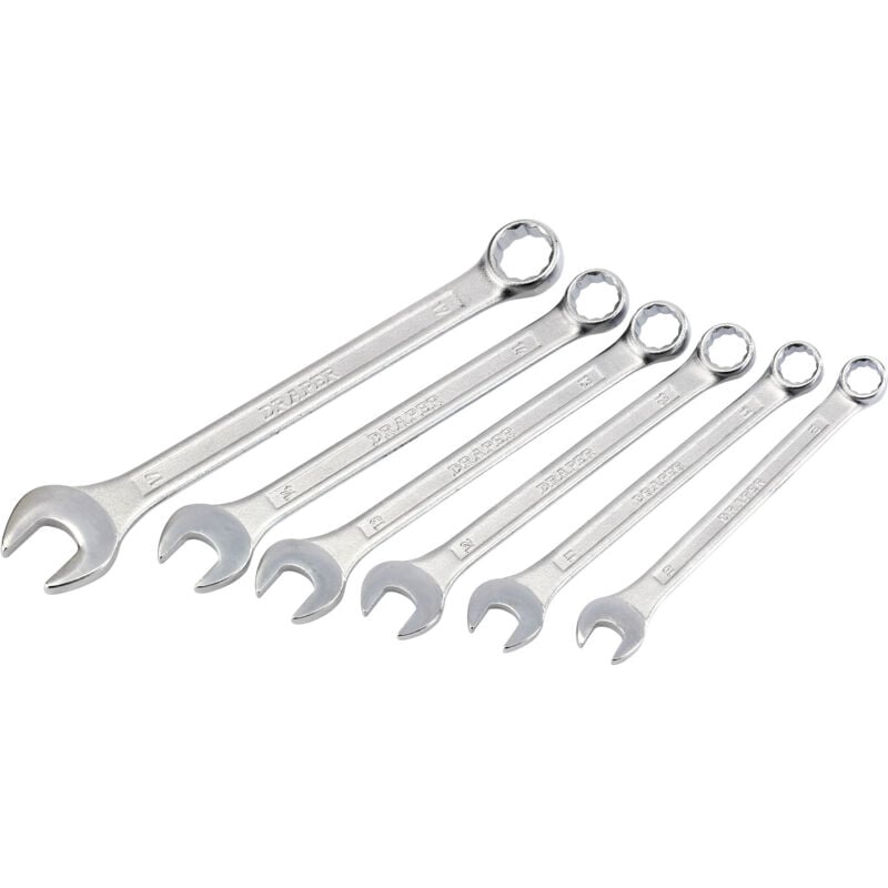 Draper Tools - Draper Metric Combination Spanner Set (6 Piece) (80899)