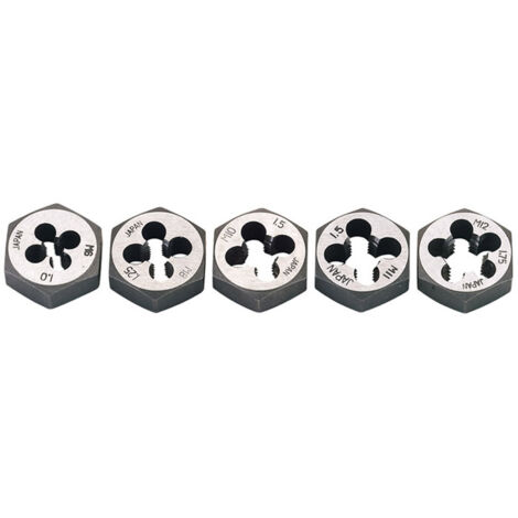 Draper Metric Hexagon Die Nut Set (5 Piece) (79198)