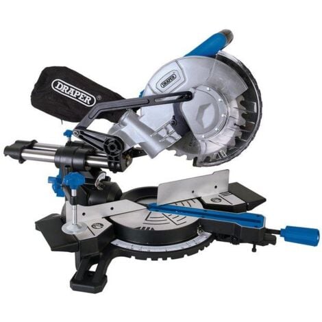 DRAPER TOOLS DRAPER MITRE SAW SLIDING COMPOUND LASER GUIDE 1500W 210MM 230V 83677 NEW