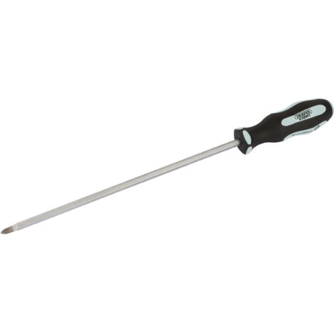 Draper No. 2X250MM Pound Thru' Cross Slot Soft Grip Screwdriver (Model 63595)