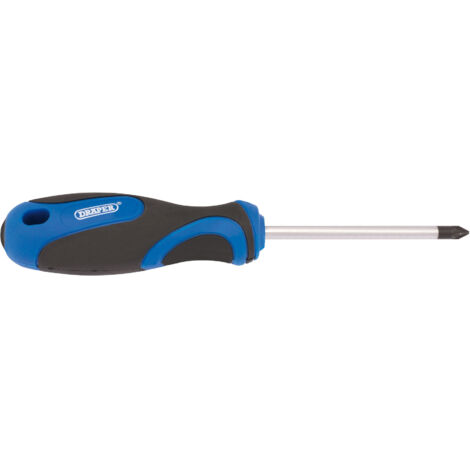 Draper No.1 PZ 75mm Screwdriver with Soft Grip Handles