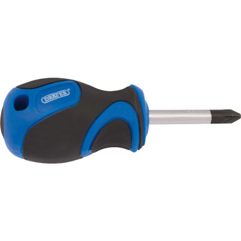 Draper No.2 x 38mm PZ Type Phillips Screwdriver with Soft Grip Handles (Model 48929)