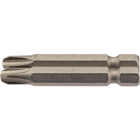 Draper No.3 1/4 Hex. Cross Slot Insert Bit 50mm Long x 2 (64241)