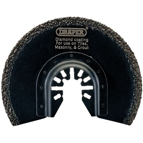 Draper OMT Diamond Coated Oscillating Multi-Tool Saw Blade – 88mm, Model 70469, Ideal for Precise Cutting of Hard Materials