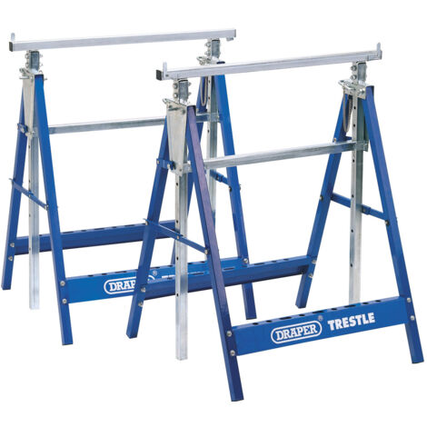 Draper Pair of Telescopic Builder's Trestles / Saw Horses (Model 54053)