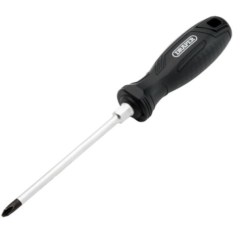 Draper PH2X125MM Philips Screwdriver with Hard Grip Handle – Precision Flat-Head Screwdriver for Professional and DIY Use