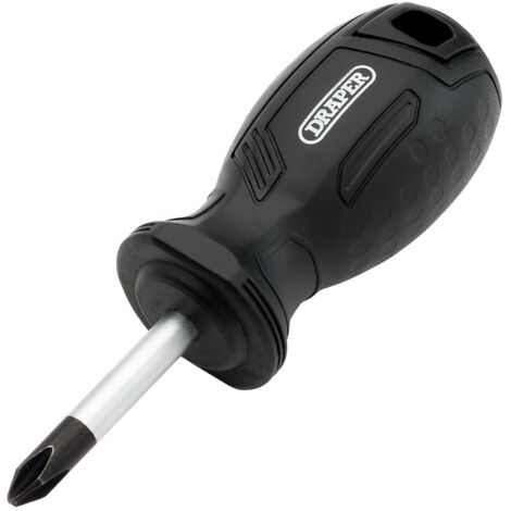 Draper PH2X38MM Philips Screwdriver with Hard Grip Handle – Precision Flat-Head Tool for Electronics and Household Repairs