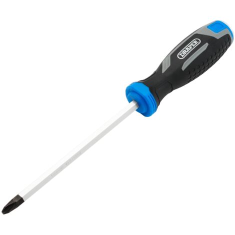 Draper PH3X150MM Soft Grip Phillips Screwdriver (Pound Thru) - Precision Hand Tool for DIY and Professional Use