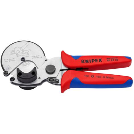 Draper Pipe Cutter for Composite and Plastic Pipes – 210mm, Heavy-Duty Multi-Component Grip, Model 13165