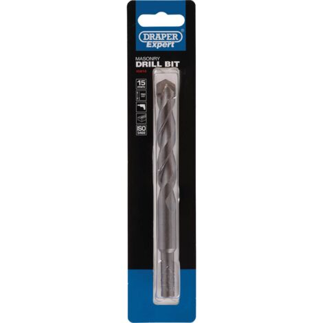 Draper Punta per trapano professionale, per muratura, codice articolo MD12PB, blu, DRA40816