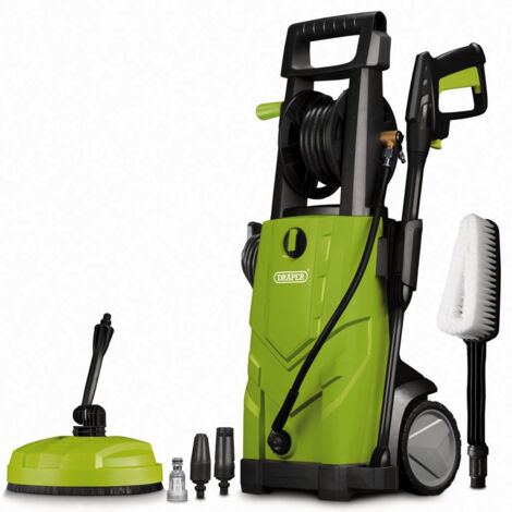 Draper PW2200 230V 165Bar High Power Pressure Jet Washer Patio Cleaner Car Path 03095