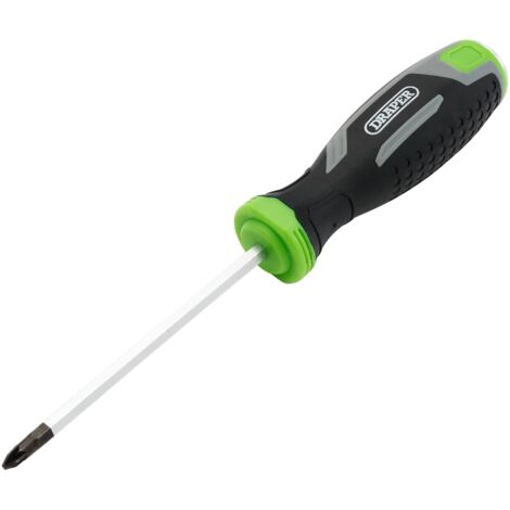 Draper PZ1X100MM Pozi Pound Thru Soft Grip Screwdriver