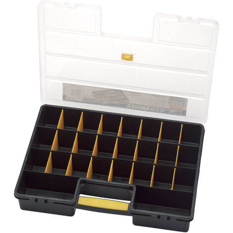 Draper QC26 5 to 26 Compartment Plastic Storage Organizer for Tools and Small Items