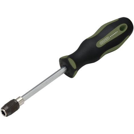Draper Quick Release 1/4" Hex Bit Driver for Fast and Easy Bit Changes