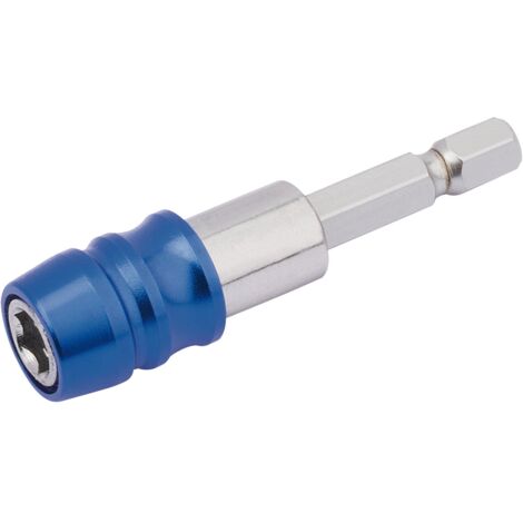 Draper Quick Release Bit Holder - 65mm Long 1/4" (F) x 1/4" (M) (82410)