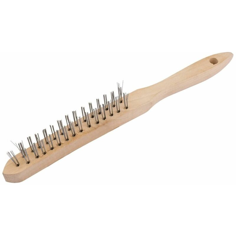 Draper Tools - Draper 2 Row Wire Scratch Brush (68701)