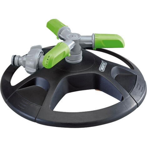 Draper Revolving 3-Arm Garden Sprinkler Model 27757 for Efficient Lawn Watering