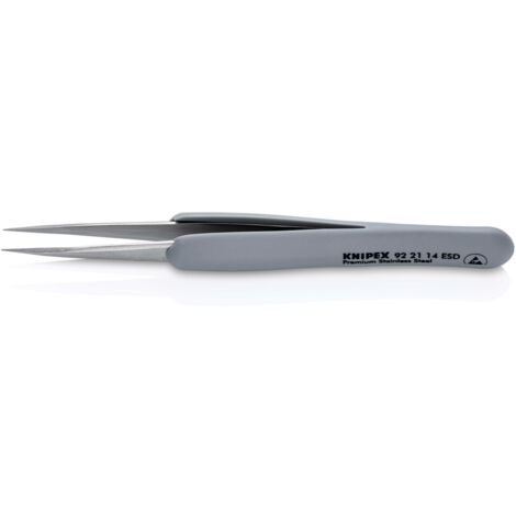Draper RUBBER TWEEZERS ESD S/STEEL 13206 13206 ESD Precision Tweezers with rubber handles ESD