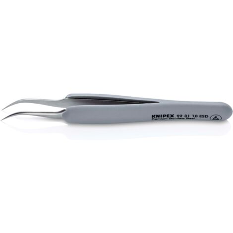 Draper RUBBER TWEEZERS ESD S/STEEL 13224 13224 ESD Precision Tweezers with rubber handles ESD