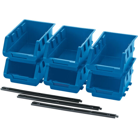 Draper SBB1 6-Piece Medium Blue Storage Container Set