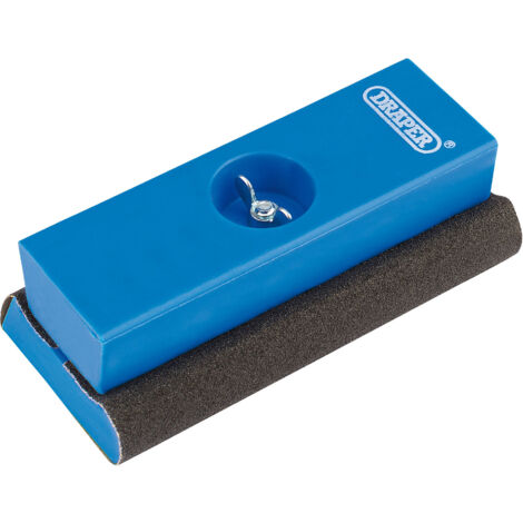 Draper Shaped Mini Sanding Block (Model 17163) – Compact Handheld Sanding Tool for Precise Finishing