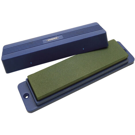 Draper Silicone Carbide Sharpening Stone with Storage Box, 200 x 50 x 25mm, Model 31696