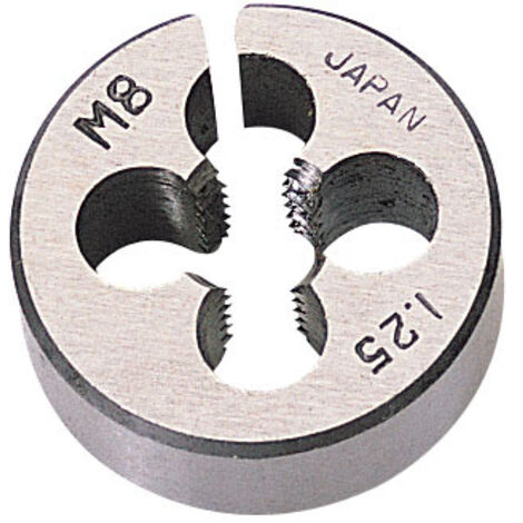 Draper SKC2B Coarse Circular Die Set, 2.5 cm Outer Diameter, 8 mm, Blue