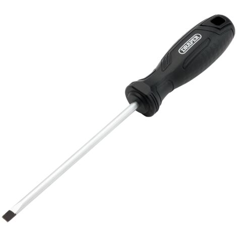 Draper SL5.5X125MM Slotted Parallel S Hard Grip Screwdrivers - Precision Flat-Head Tools for Professional and DIY Use