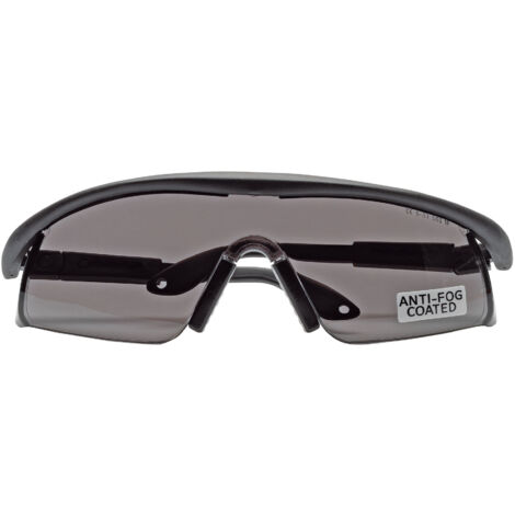 Draper Smoked Anti-Fog and Anti-Scratch Safety Glasses with Wrap-Around Design, Model 02934