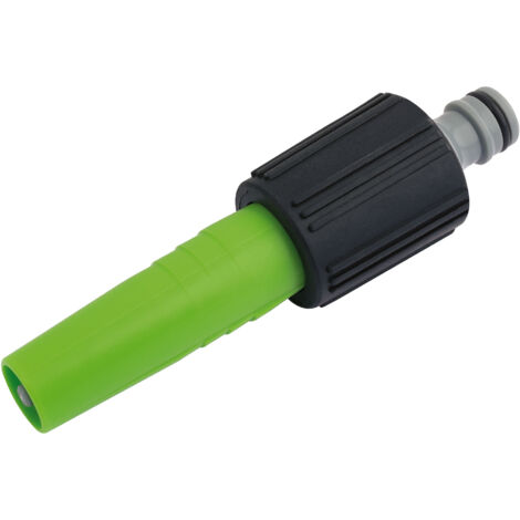 Draper Soft Grip Adjustable Spray Nozzle with Plastic Hose Connectors - Model 26244