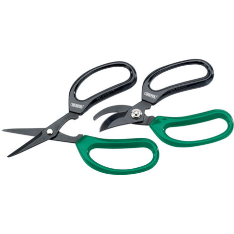 Draper Soft Grip Garden Scissor Set (2-Piece) – Durable, Comfortable Hand Tools for Gardening Tasks