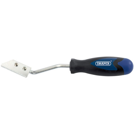 Draper Soft Grip Grout Rake Model 49419 – Durable Tile Grout Removal Tool with Comfortable Handle