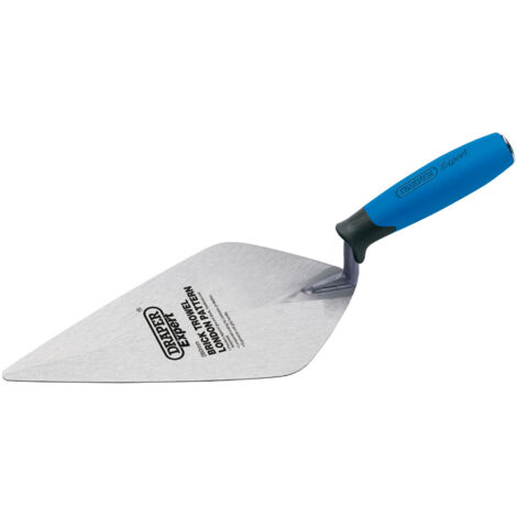 Draper Soft Grip Stainless Steel London Pattern Brick Trowel (275mm) - Model 82148