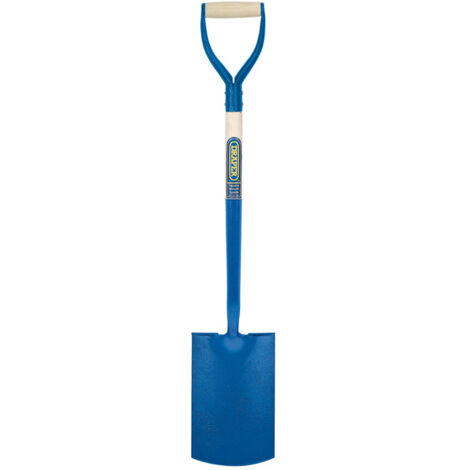 Draper Solid Forged Wooden Square Mouth Garden Spade with Ash Handle (Model 07194)