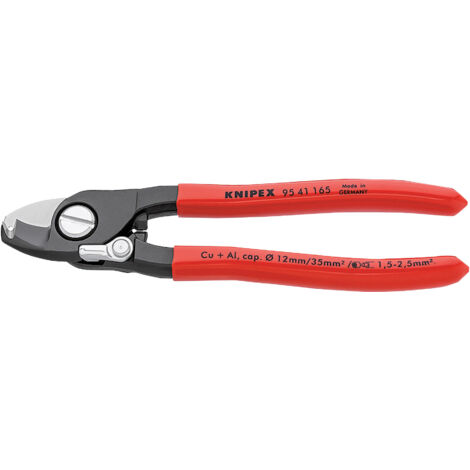 Draper Spring-Loaded Cable Shears with Stripping Function for Copper and Aluminum, Model 82576