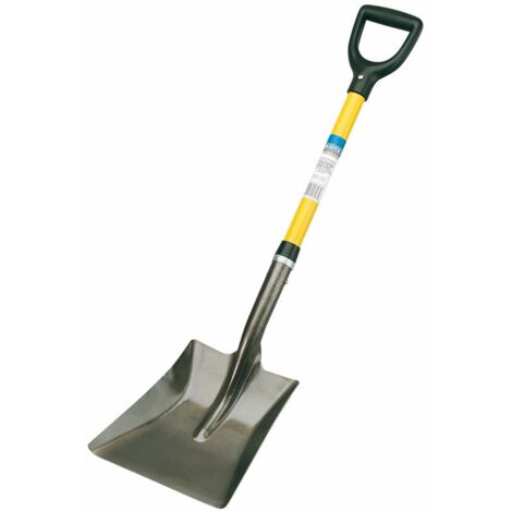 Draper Square Mouth Builders Shovel with Fibreglass Shaft and Handle (Model 57567)