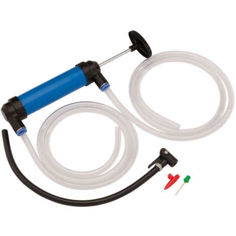 Draper Syphon Pump Oil Fuel Petrol Diesel Hand Water Transfer Inflator Kit 01082