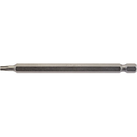 Draper T20 1/4 Inch Hex TX-STAR® E-Shank Insert Bit, 100mm Long, Model 66929