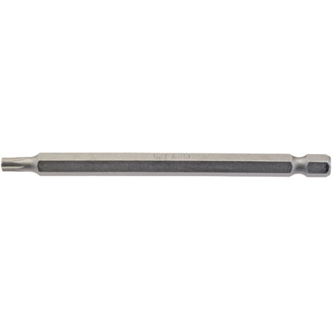 Draper T25 1/4 Inch Hex TX-STAR® E-Shank Insert Bit, 100mm Long, Model 66938