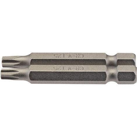 Draper T25 1/4 Inch Hex TX-STAR® Insert Bit Set, 50mm Long, 2-Pack (Model 66489)