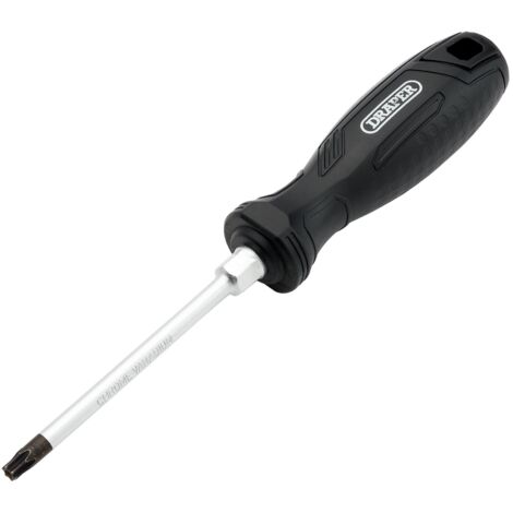 Draper T30HX 100mm Tamper-Resistant TX Hard Grip Screwdriver - Heavy-Duty, Precision, and Durable Tool for Security and Professional Use
