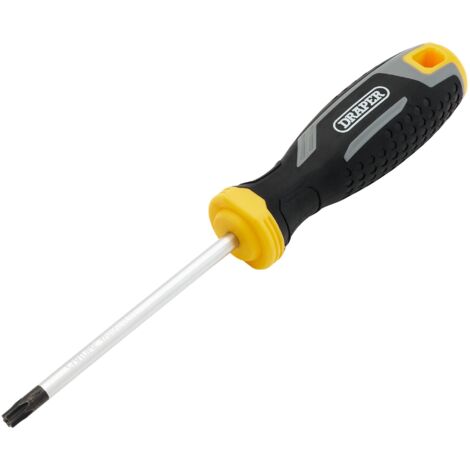 Draper T30HX 100mm Tamper-Resistant TX Soft Grip Screwdriver - Heavy-Duty, Precision, and Ergonomic Design