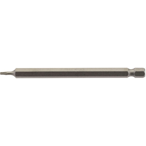 Draper T7 1/4 Inch Hex TX-STAR® E-Shank Insert Bit, 100mm Long, Model 66906
