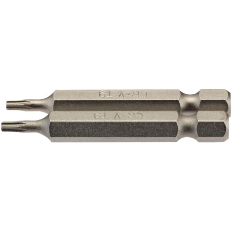 Draper T9 1/4 Hex. Draper TX-STAR&174 Insert Bit 50mm Long x 2 (66485)