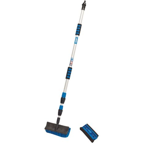 Draper Telescopic Washing Brush Set, 3-Meter Extendable Cleaning Brush (2 Pieces) - Model 02169