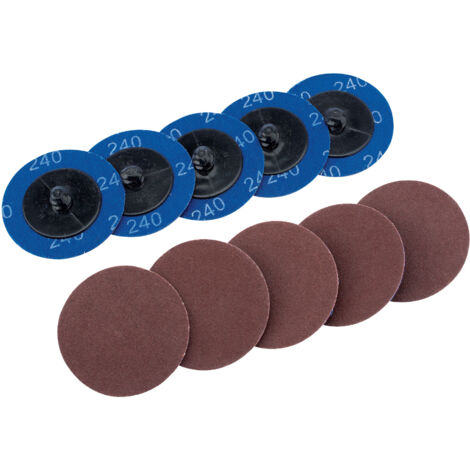 Draper Ten 50mm 240 Grit Aluminium Oxide Sanding Discs (75613)